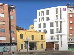 Recreación del nuevo edificio del Dulce Nombre en Santa Nonia, en cuyo sótano iría el columbario funerario.