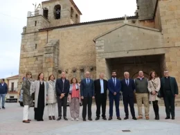 Ejecutadas las obras de mejora en la iglesia de la Concepción en Saucelle por 66.000 euros, el 50 % de la Diputación de Salamanca