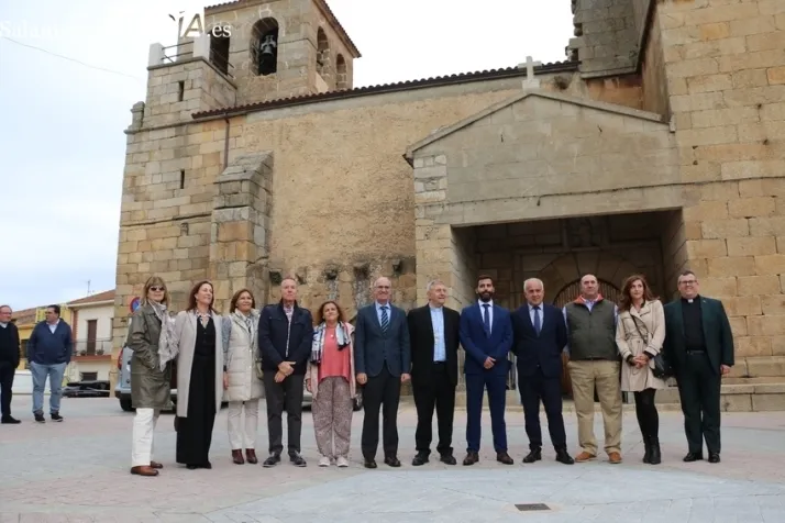 Ejecutadas las obras de mejora en la iglesia de la Concepción en Saucelle por 66.000 euros, el 50 % de la Diputación de Salamanca