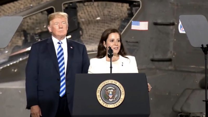 La nominada por el presidente de Estados Unidos, Donald Trump, a embajadora ante Naciones Unidas, la congresista Elise Stefanik