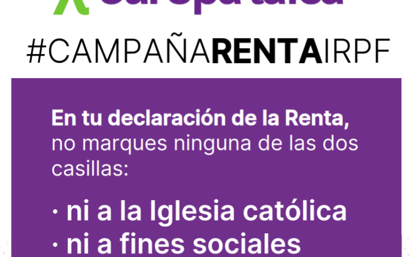 Campaña IRPF Europa Laica
