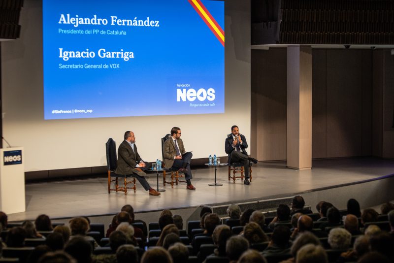Vox España Acto de NEOS Igancio Garriga