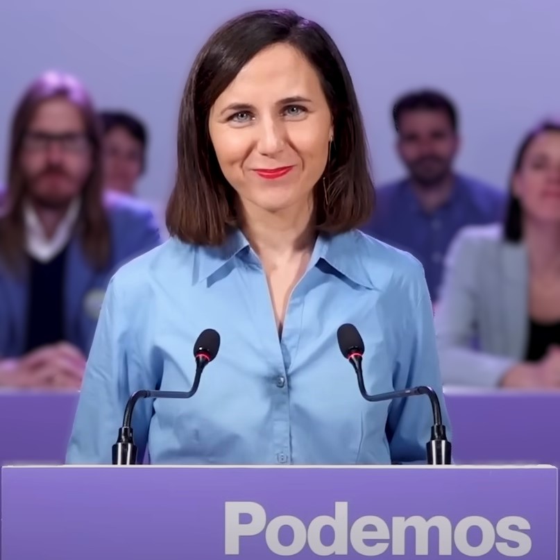 Ione Belarra en el Consejo de Coordinación de Podemos
