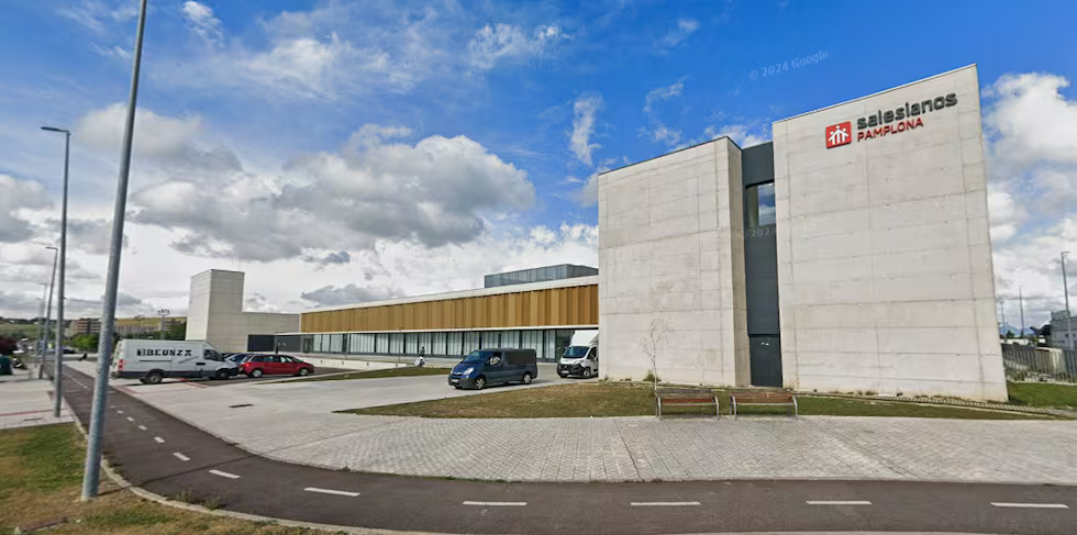 Instalaciones de Salesianos en Pamplona, Navarra. Google Maps