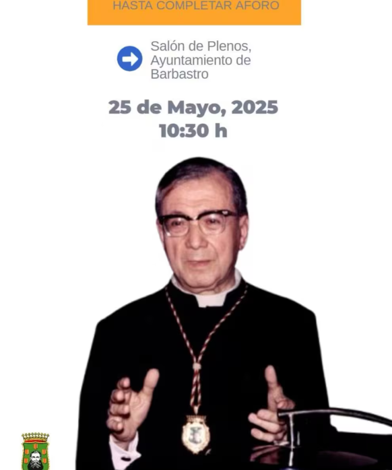 Barbastro celebra el 50 aniversario de la entrega de la Medalla de Oro de la ciudad a san Josemaría Escrivá de Balaguer