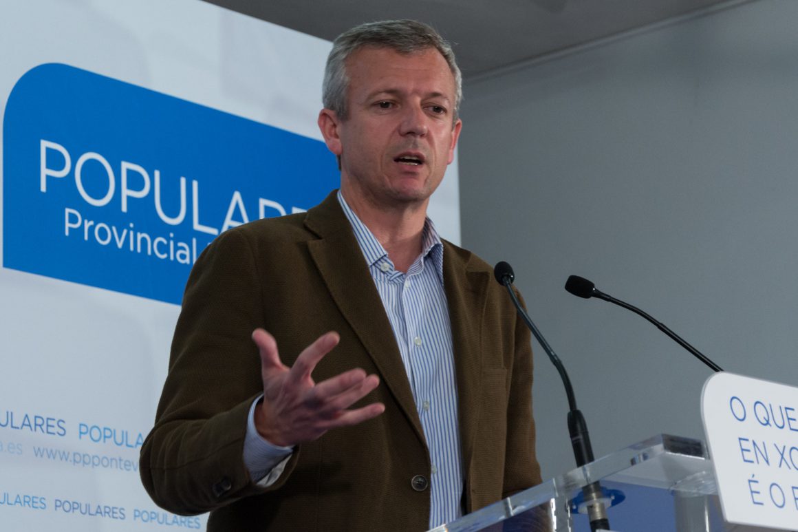 Partido Popular de Galicia Mitin de Alfonso Rueda en Ponte Caldelas