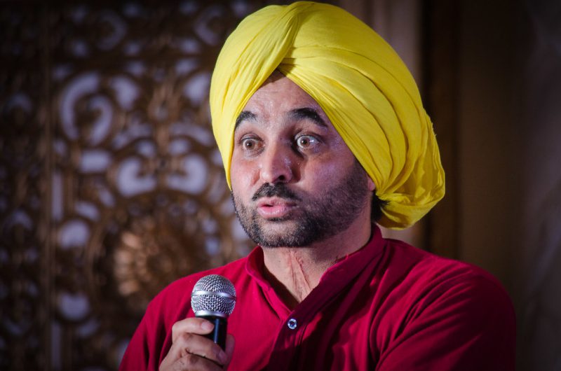 Foto de Manohar Sahota: El ministro principal Bhagwant Mann del Estado indio de Punjab