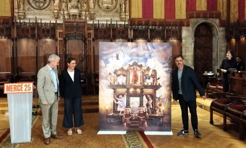 El cartel de la Mercè ha levantado polémica por "vulnerar sensibilidades" religiosas