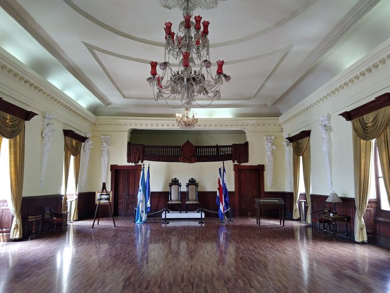 Salón azul Palacio presidencial Tegucigalpa, Honduras