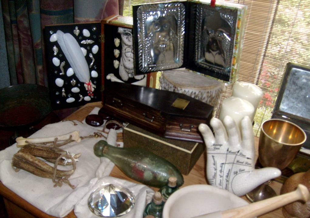 Objetos de brujería