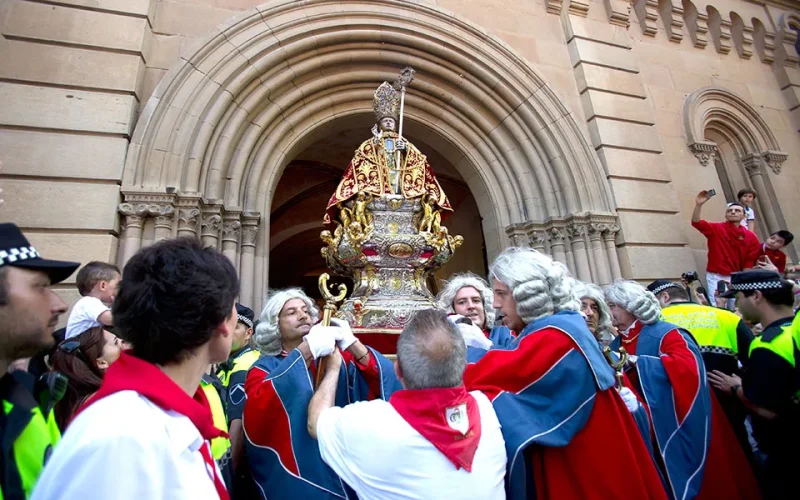Procesión de San Fermín en Pamplona | Fuente: Prensa Ayuntamiento de Pamplona