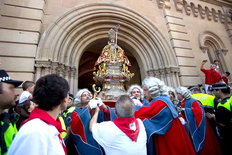 Procesión de San Fermín en Pamplona | Fuente: Prensa Ayuntamiento de Pamplona
