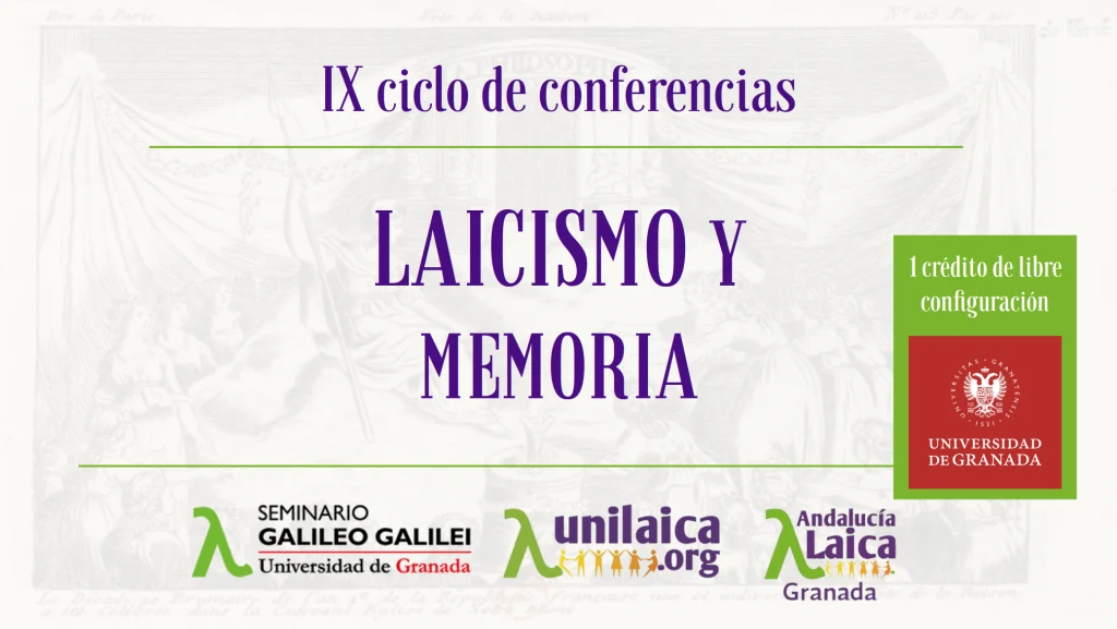 Cartel curso IX ciclo conferencias del Seminario Galileo Galilei