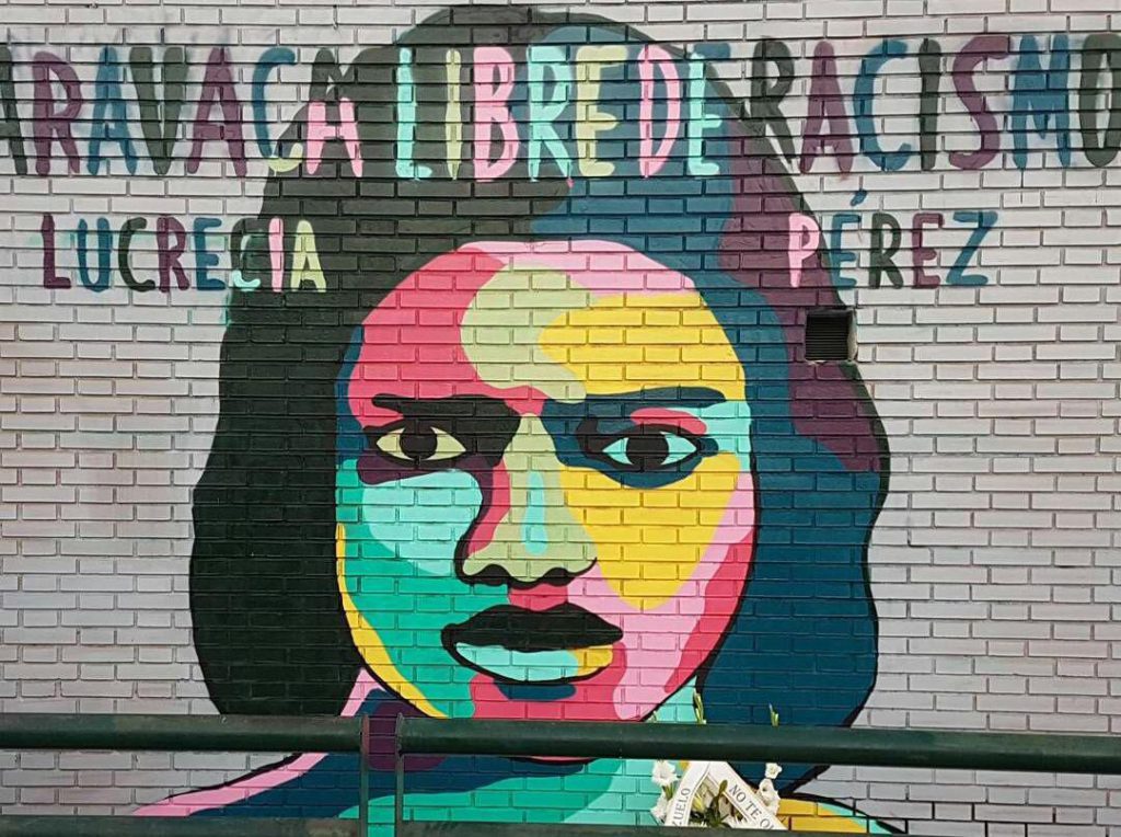 Mural homenaje a Lucrecia Pérez