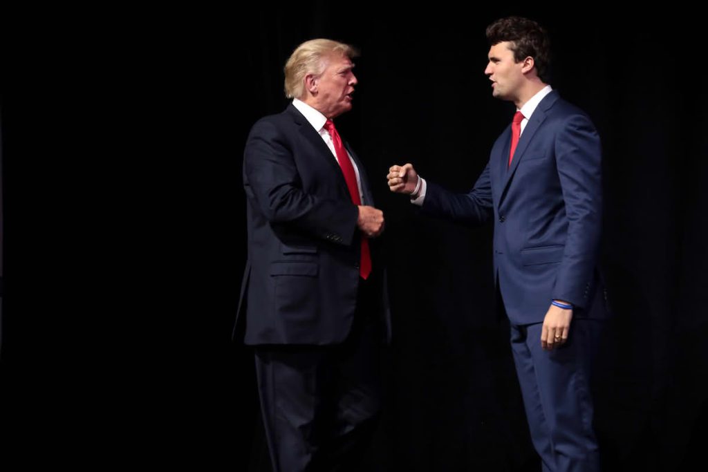 Charlie Kirk y Donald Trump