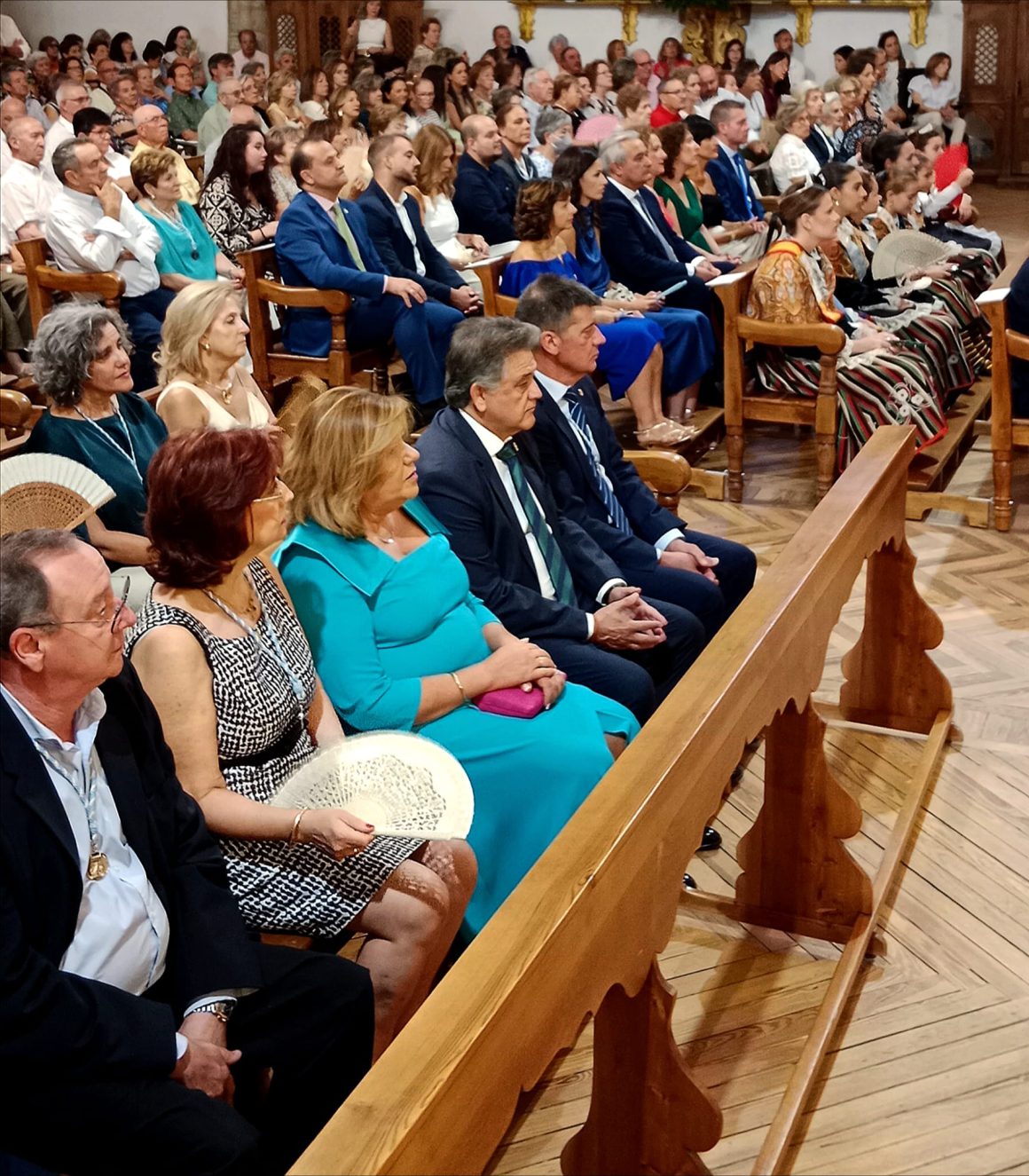 El alcalde de Daimiel (Ciudad Real) y concejales de la corporación en a misa y procesión de la Virgen de las Cruces