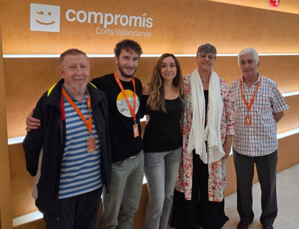 Delegación de Europa Laica con la parlamentaria de Compromís Isaura Navarro