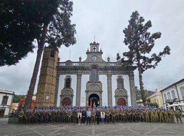 Miembros de la Brigada Líbano XLIII visitaron a la Vigen del Pino en Teror tras su regreso de misión en Oriente Medio